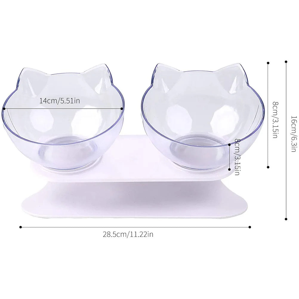 Gamelles Ergonomiques "Confort +" – Inclinaison 15° & Anti-Vomissement