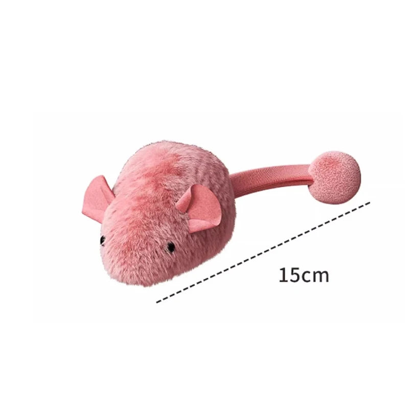 Souris Interactive "Real-Hunt" – Le Jouet de Chasse en Peluche pour Chat