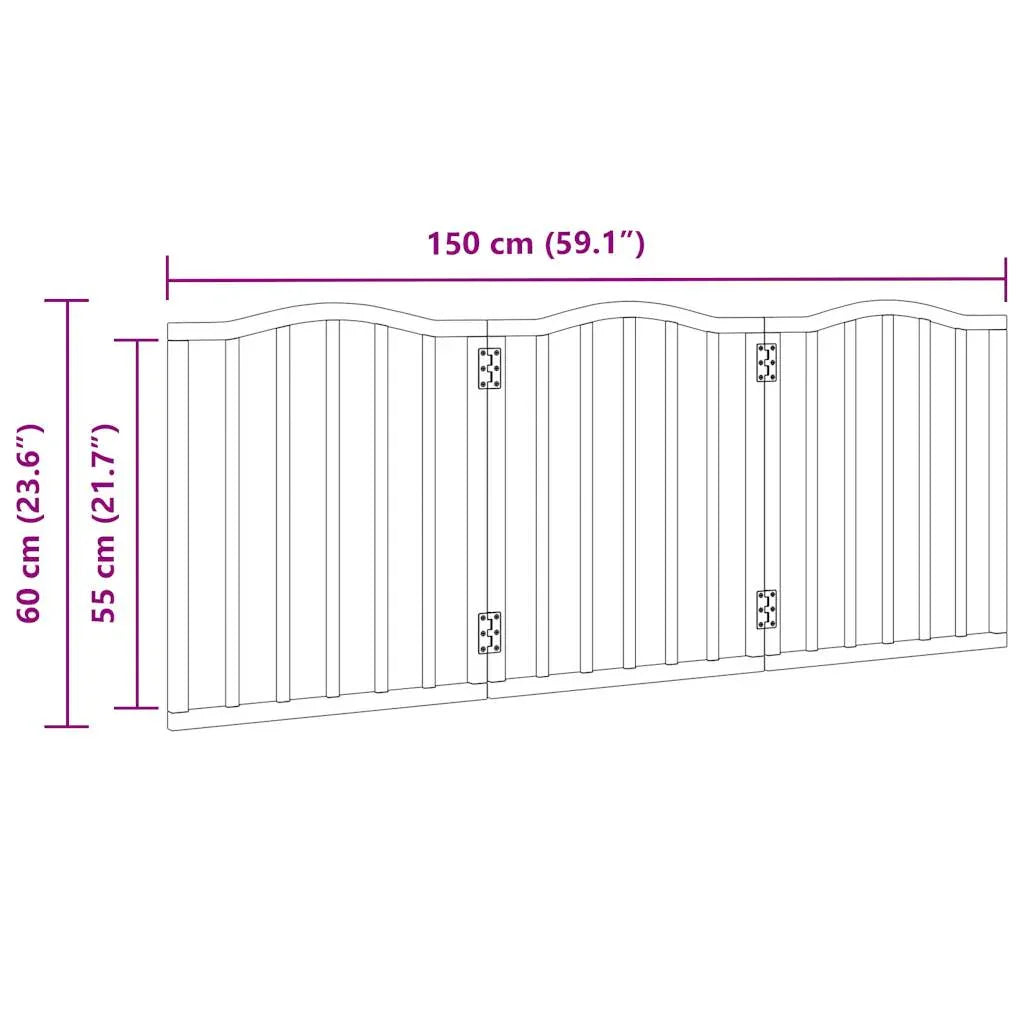 Barrière pour chien pliable